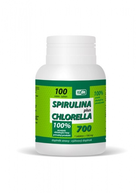 VIRDE SPIRULINA+CHLORELLA tbl 1x100 ks - chlorella - chlorella cena - chlorella pyrenoidosa - chlorella green ways cena - zelený jačmeň a chlorella - chlorella uzivanie - chlorella chudnutie - chlorella premium natural - chlorella a zelený jačmeň - co je chlorella - chlorella a jacmen - čo je chlorella - chlorella a rakovina - chlorella predaj - riasa chlorella - chlorella walmark - chlorella vitamíny - pyrenoidosa - chlorella pyrenoidosa bio - pyrenoidosa chlorella
