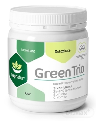 topnatur GREEN TRIO tbl (spirulina