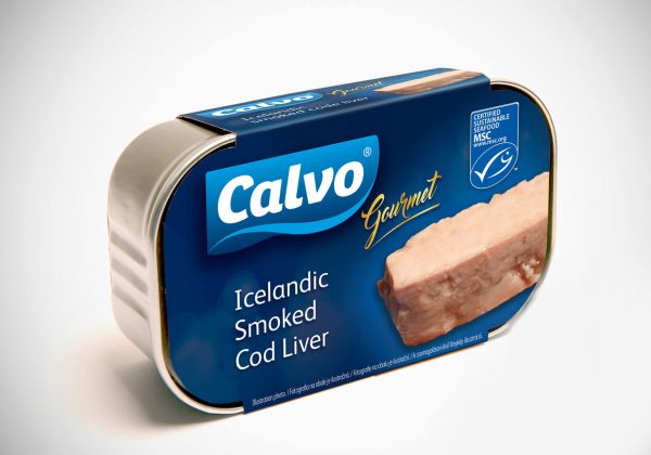 CALVO Údená tresčia pečeň Gourmet 120 g - rybacia pomazanka - tuniaková pomazánka - tuniakova pomazanka -  treščia pečeň