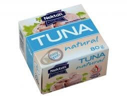 NEKTON Tuniak vo vlastnej šťave - celý 80 g - rybacia pomazanka - tuniaková pomazánka - tuniakova pomazanka -  tuniak v konzerve - tuniak v oleji - tuniak v olivovom oleji - franz josef tuniak - calvo tuniak - rio mare tuniak v olivovom oleji - tuniak vo vlastnej stave - calvo tuniak vo vlastnej stave