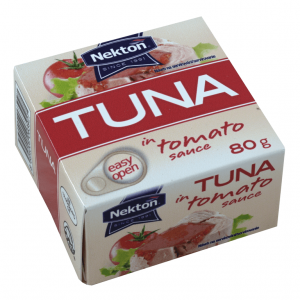 Nekton Tuniak v paradajkovej omáčke - celý 80 g - rybacia pomazanka - tuniaková pomazánka - tuniakova pomazanka -  tuniak v konzerve - tuniak v oleji - tuniak v olivovom oleji - franz josef tuniak - calvo tuniak - rio mare tuniak v olivovom oleji - tuniak vo vlastnej stave - calvo tuniak vo vlastnej stave